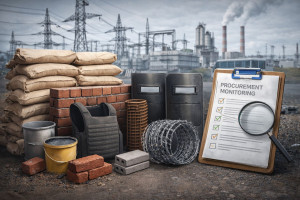 Моніторинг закупівель будівельних матеріалів для фізичного захисту інфраструктури
