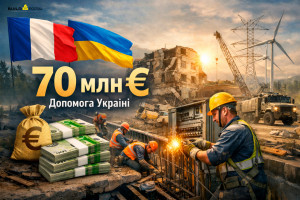 Україна отримає від Франції ще 70 млн євро для відновлення критичної інфраструктури