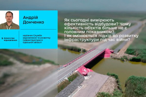 Відбудову інфраструктури більше не оцінюють лише за кількістю об'єктів