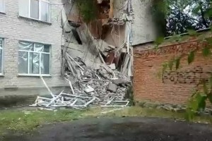 В Николаевской области обрушилось здание школы (фото)