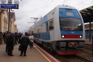 Из столицы на Западную Украину запустили двухэтажный поезд