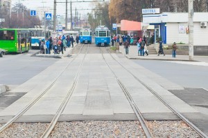 В Виннице трамваи теперь ездят по "бархатным путям"