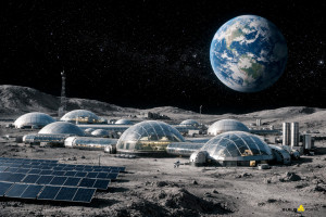 SpaceX планує проєкт самодостатнього поселення на Місяці