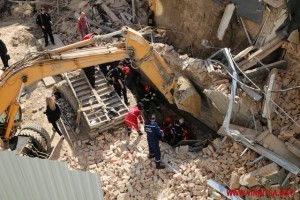 Обвал при строительстве SPA-центра в Виннице: есть пострадавшие (фото)
