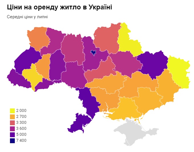 Рынок аренды жилья: как изменились цены в Украине