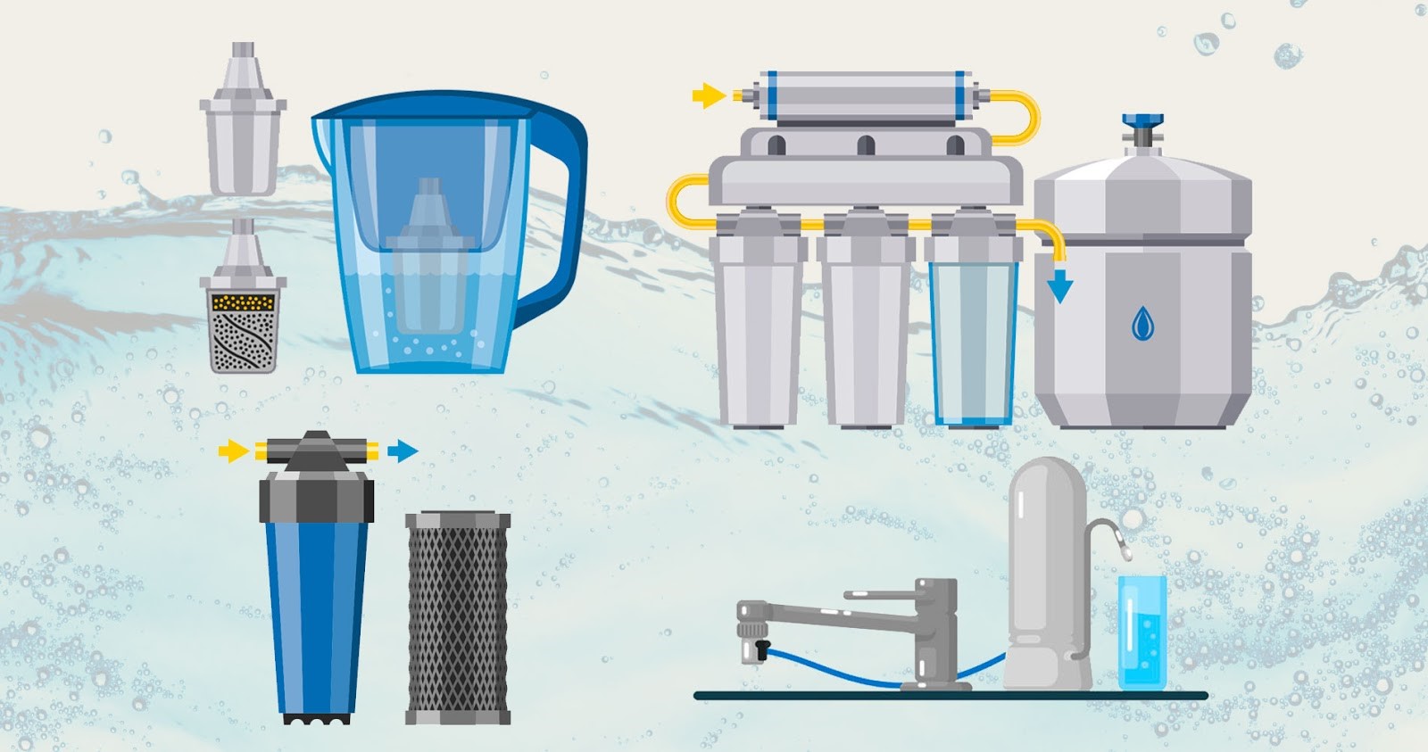 Фильтры для воды под мойку: какие бывают?