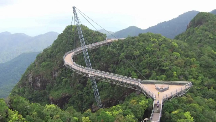 Необычные мосты, Небесный мост, Langkawi Sky Bridge