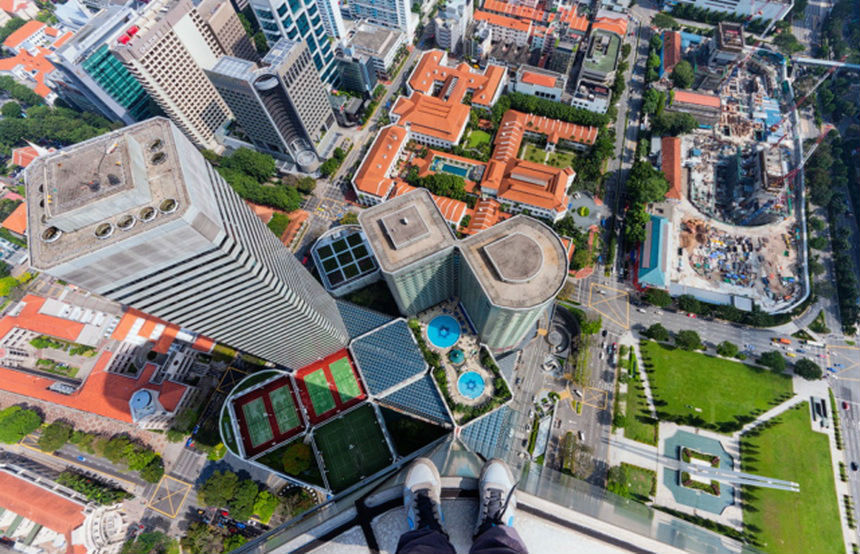 Вид с крыши, Сингапур