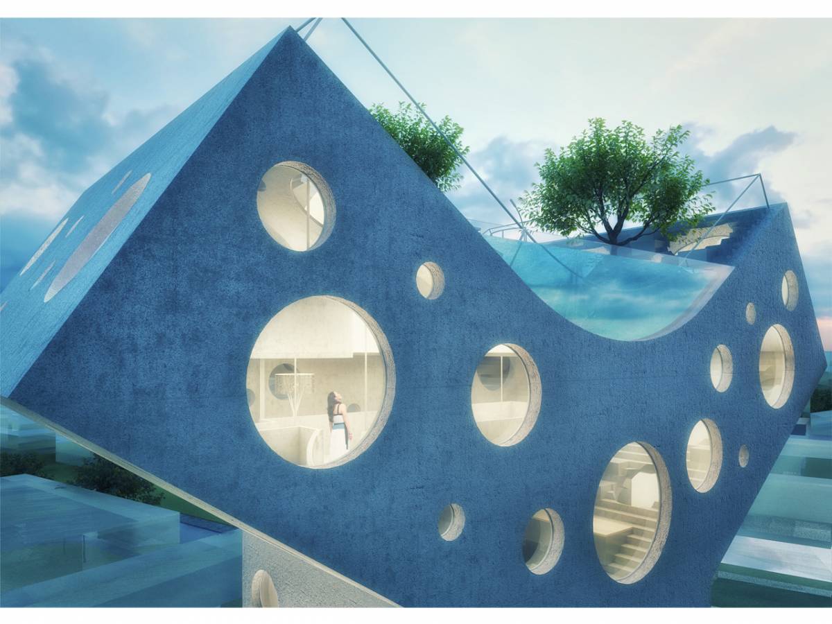 Y-House: концептуальный дом нестандартной формы с огромным бассейном на  крыше (фото) | Строительный портал BuildPortal