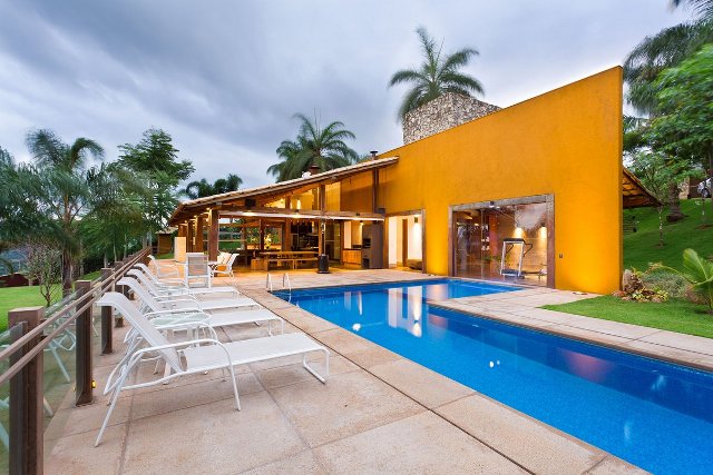 Дом, деревенский домик, Бразилия, luxury, дом на склоне 