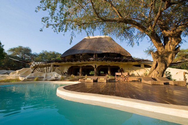 Дом на выходные, Замбези, Замбия, Chongwe River House, сафари, чудаковатая архитектура, красивое жилье, африканская природа