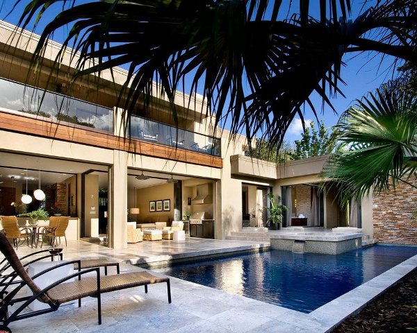 Флорида, дом, особняк, резиденция, американский стиль, элегантный дизайн, каменные станы, акскссуары