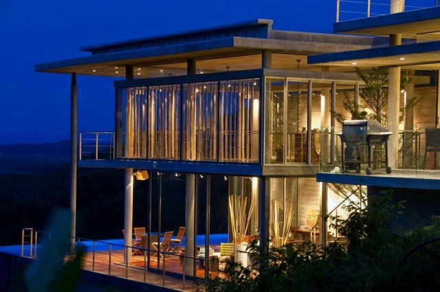Вилла, пляжная вилла, Таиланд, залив Панг Нга, продается, дом, особняк, резиденция, тропический стиль, вилла в вечернее время суток