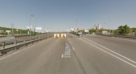 Южный мост, Киевавтодор, закрыт проезд, эстакада, движение по мосту, транспорт