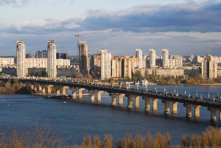 Мост Патона, ремонтные работы, ограниченный проезд, Киевавтодор