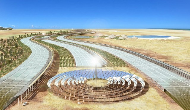 Пустыня Сахара, Sahara Forest Project, строительство продовольственных ферм, зеленые фермы