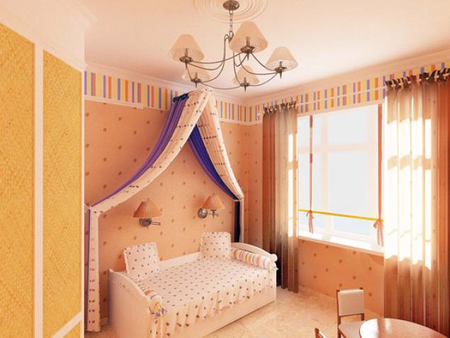 Оформляя детскую комнату, сразу надо подумать, какие отделочные материалы для потолка, стен и пола можно использовать. 