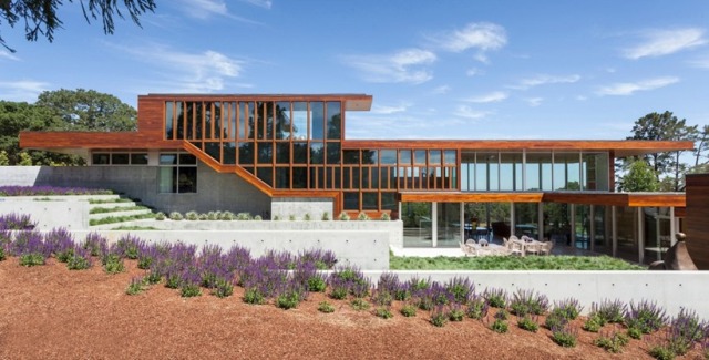 Дом, резиденция, креативный дом, Vidalakis, долина Портола, Калифорния, креативный дизайн, дом на склоне
