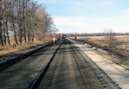 Ремонтные работы на дороге Чугуев-Меловое закончат к 10 декабря