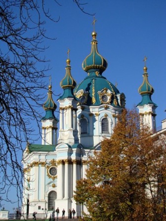 Началась реставрация Андреевской церкви